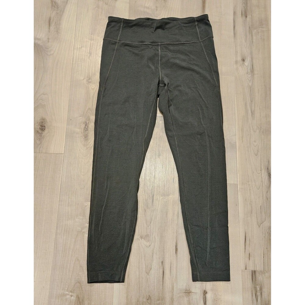 Allbirds Women's High Rise Leggings Size Large Dark Green